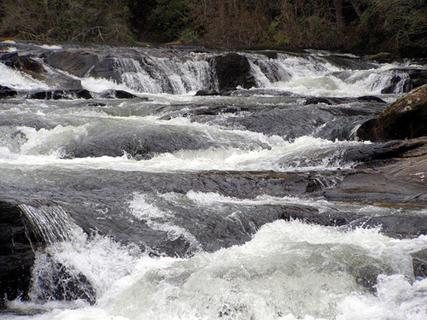 <p>rapids along a river, such as those along the Nile in Egypt</p>
