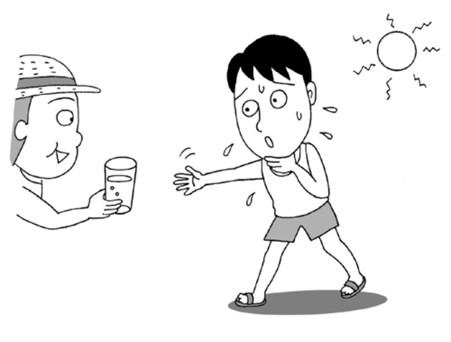 <p>かわく</p><p>khát</p><p>のどが渇いた</p><p>Khát nước</p>