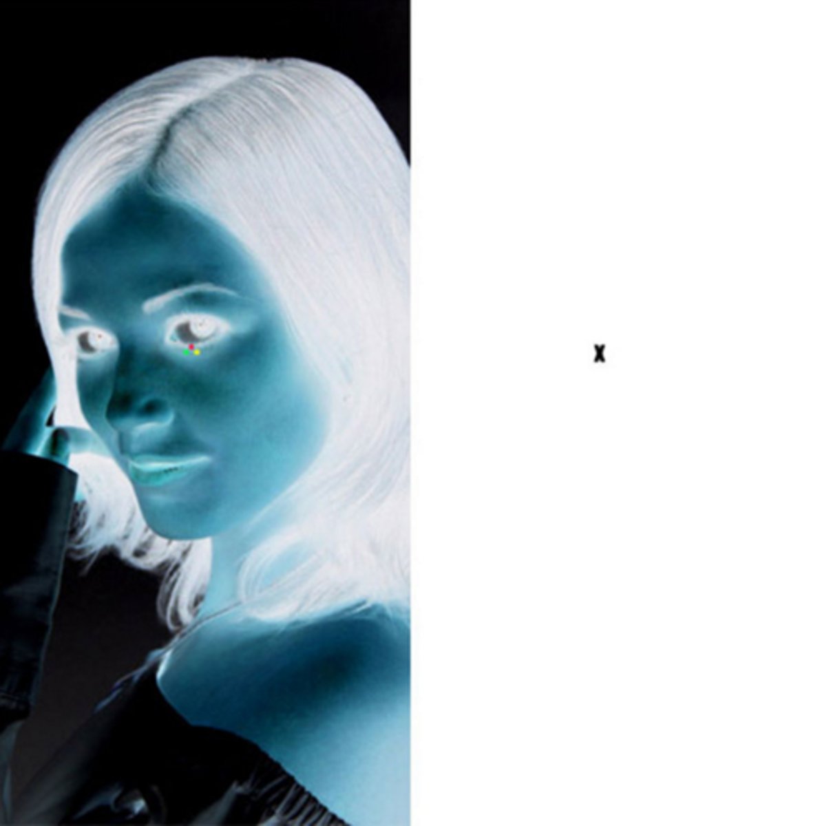 <p>if we stare at a color to long and then at white. The cells of the color we just looked at get tired and we only see its complementary color</p>