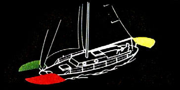 <p>yellow light having the same characteristics as stern light </p><p></p>