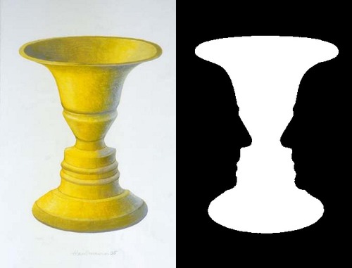 The figures of an artwork occupy this area; also called the figure and "white space"; the distance between objects; gives a design breathing