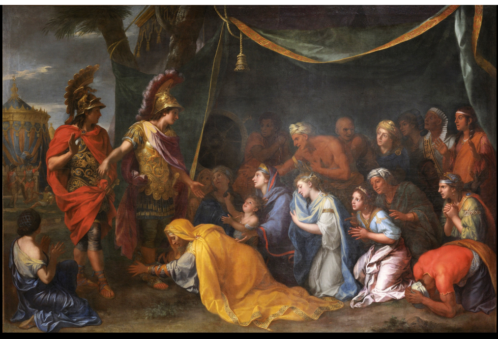 <p>Le Brun, The Queens of Persia at the Feet of Alexander, 1661</p>