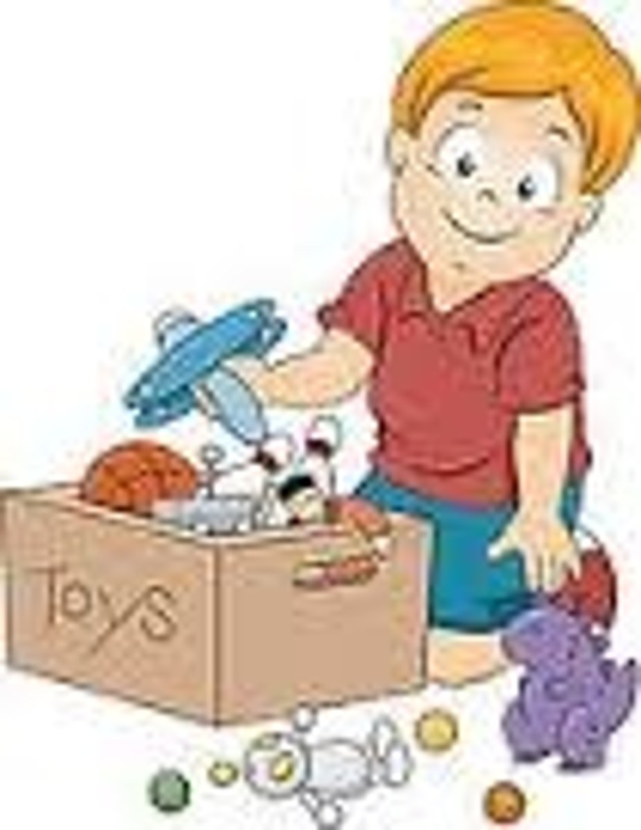 <p>to put one's things away</p>