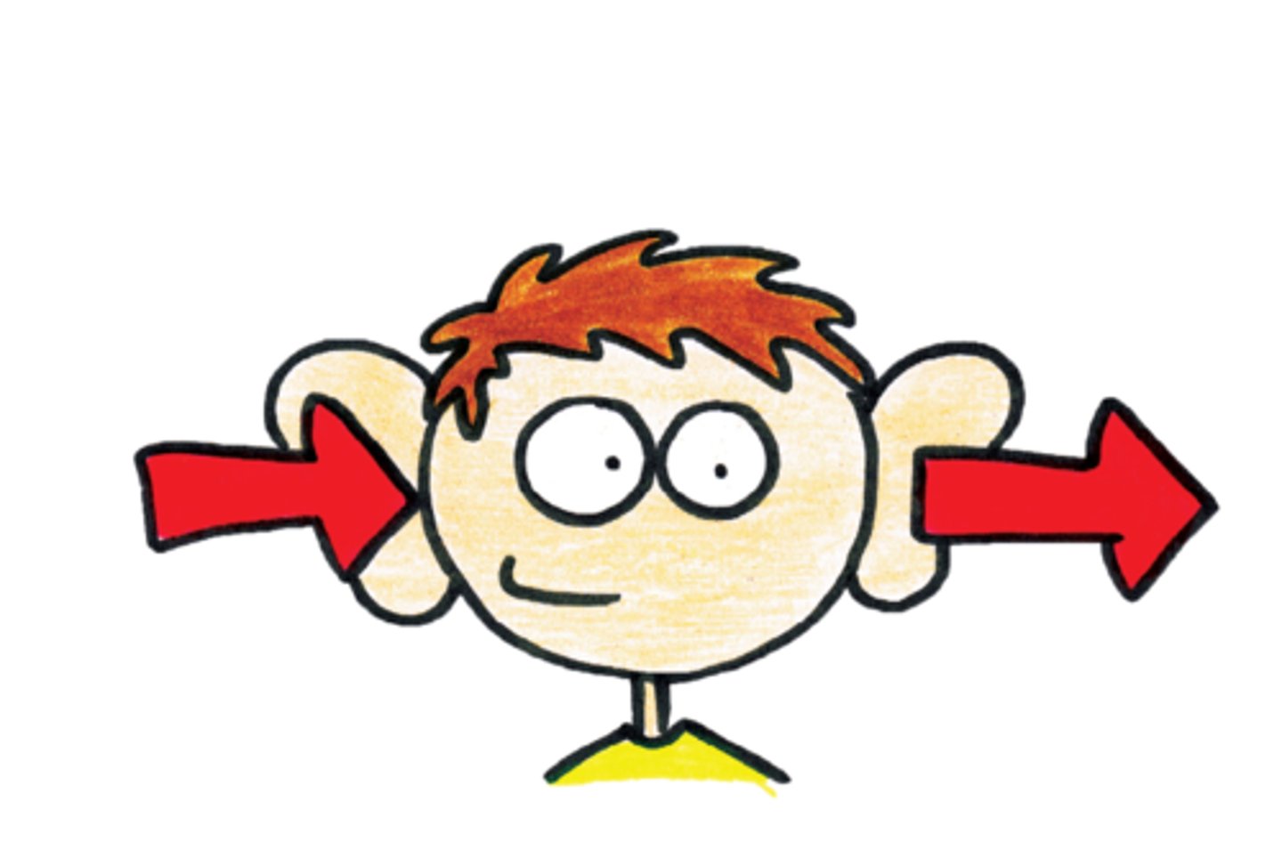 <p>nghe tai này, lọt tai kia</p>