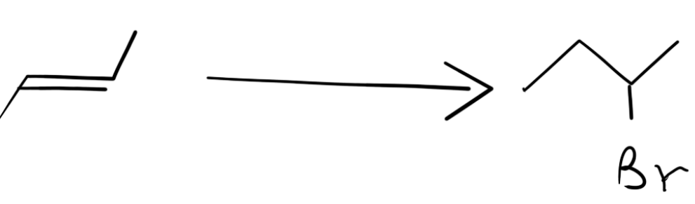 <p>What is the reactant for this</p>