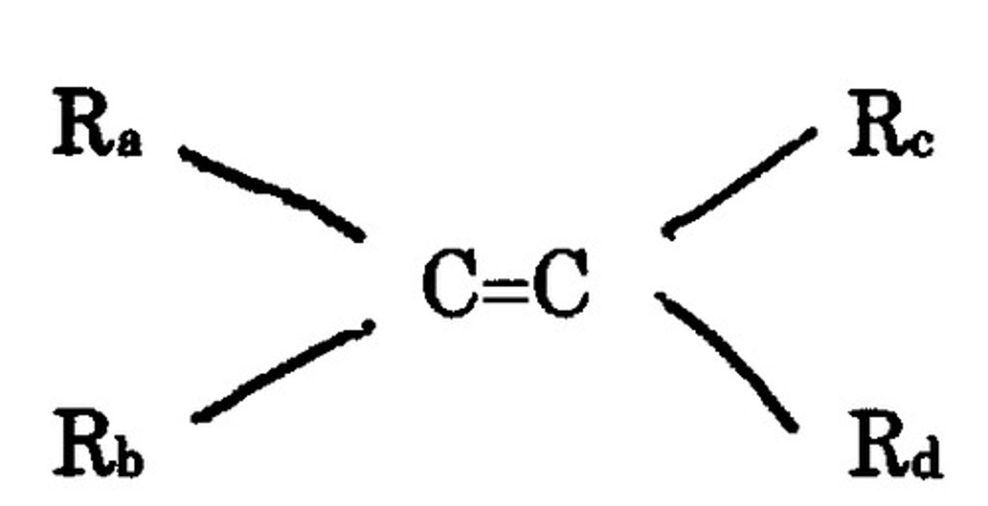 <p>Functional group: double bond</p>