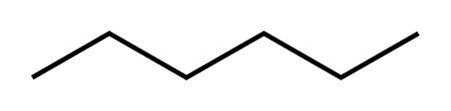 <p>Hexane (6 Carbons)</p>
