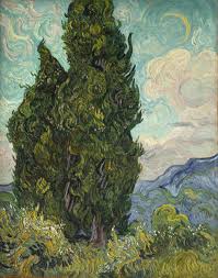 <p><strong>Les Cyprès</strong> (1889)</p>