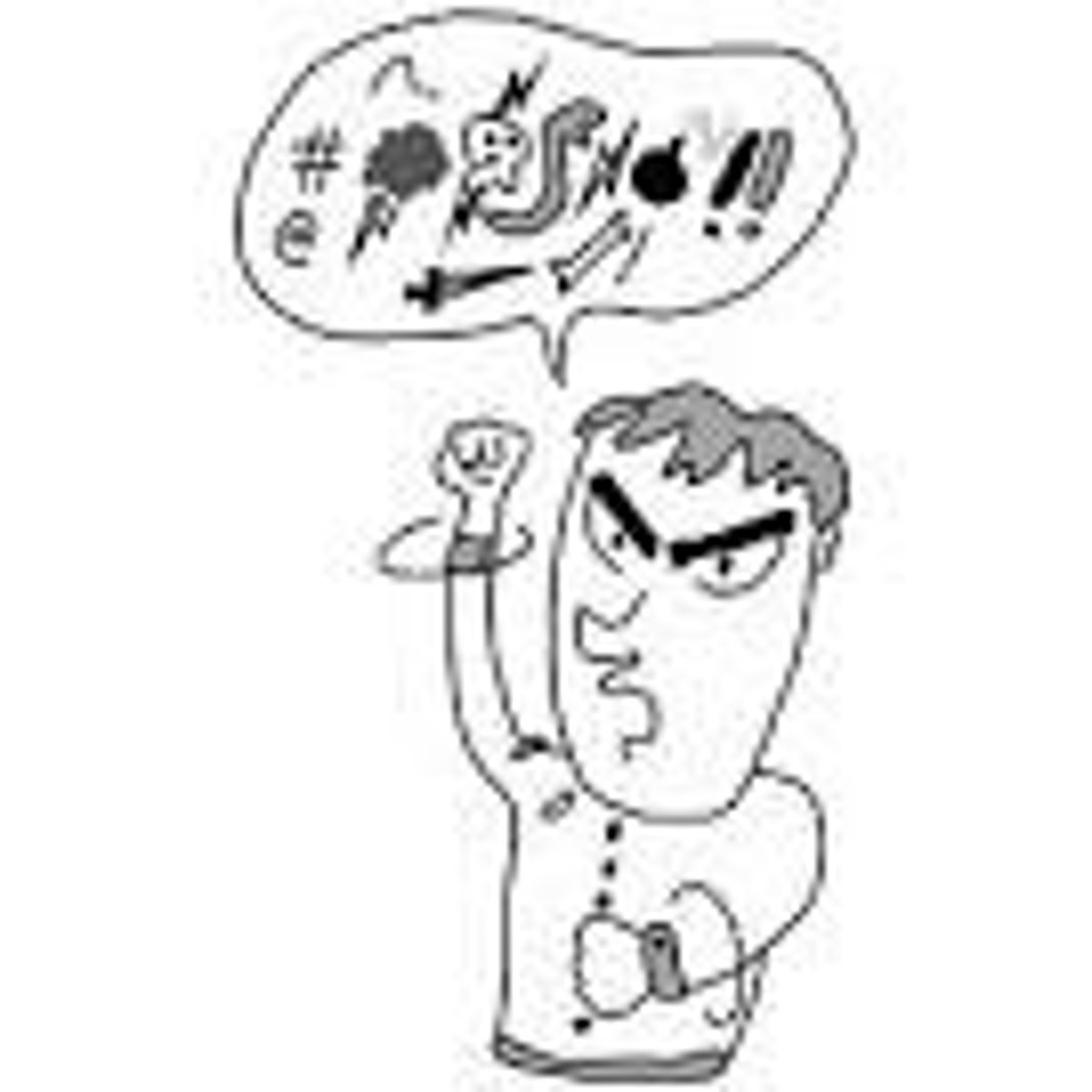 <p>when difficult or taboo subjects are deliberately referred to in a direct, shocking, rebellious manner. E.g. I'm going for a ****!!!</p>
