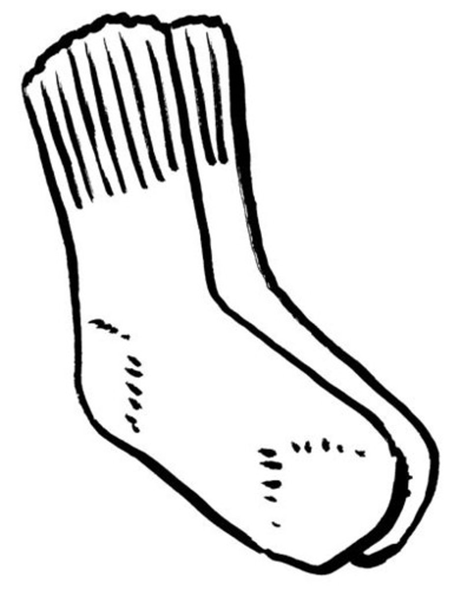 <p>(the) socks</p>