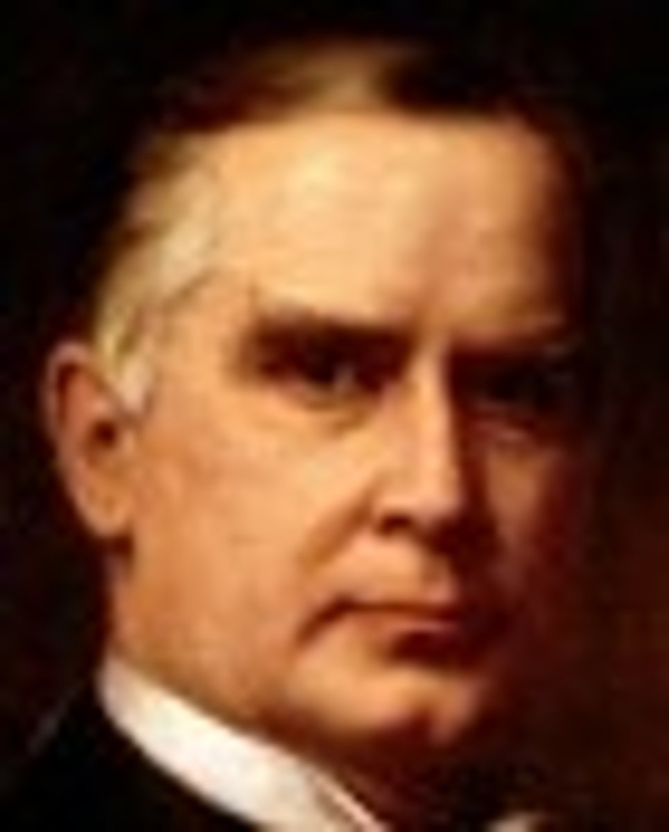 <p>Republican-Spanish American War, Annexed Philippines and Hawaii, Assasinated</p>