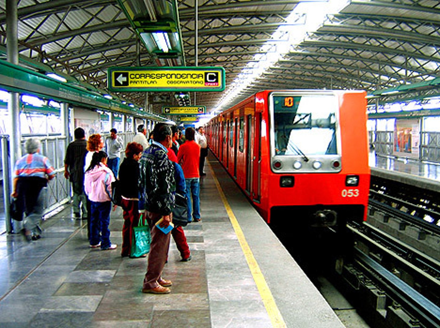 <p>to take the subway/metro</p>