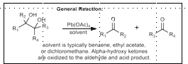 <p>Oxidative cleavage of diols </p>