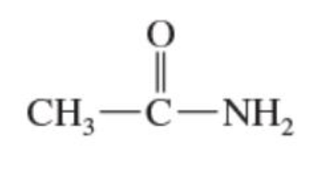 <p>derivatives of carboxylic acids made by reacting -COOH with an amine, the combination of a carbonyl and an amine</p>