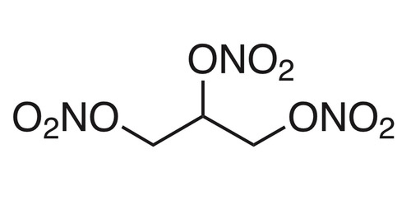 <p>Nitroglycerin</p>