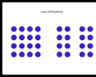 <p>The tendency to organize objects close to each other into groups and a single identity. </p>