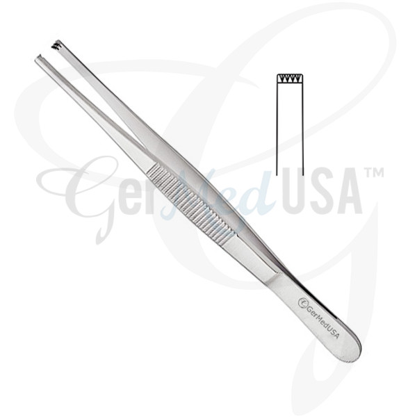 <p>used for grasping portions of tissue. Maintain the hold with the use of ratchet device on the handle. Designed for little of no tissue trauma.</p>