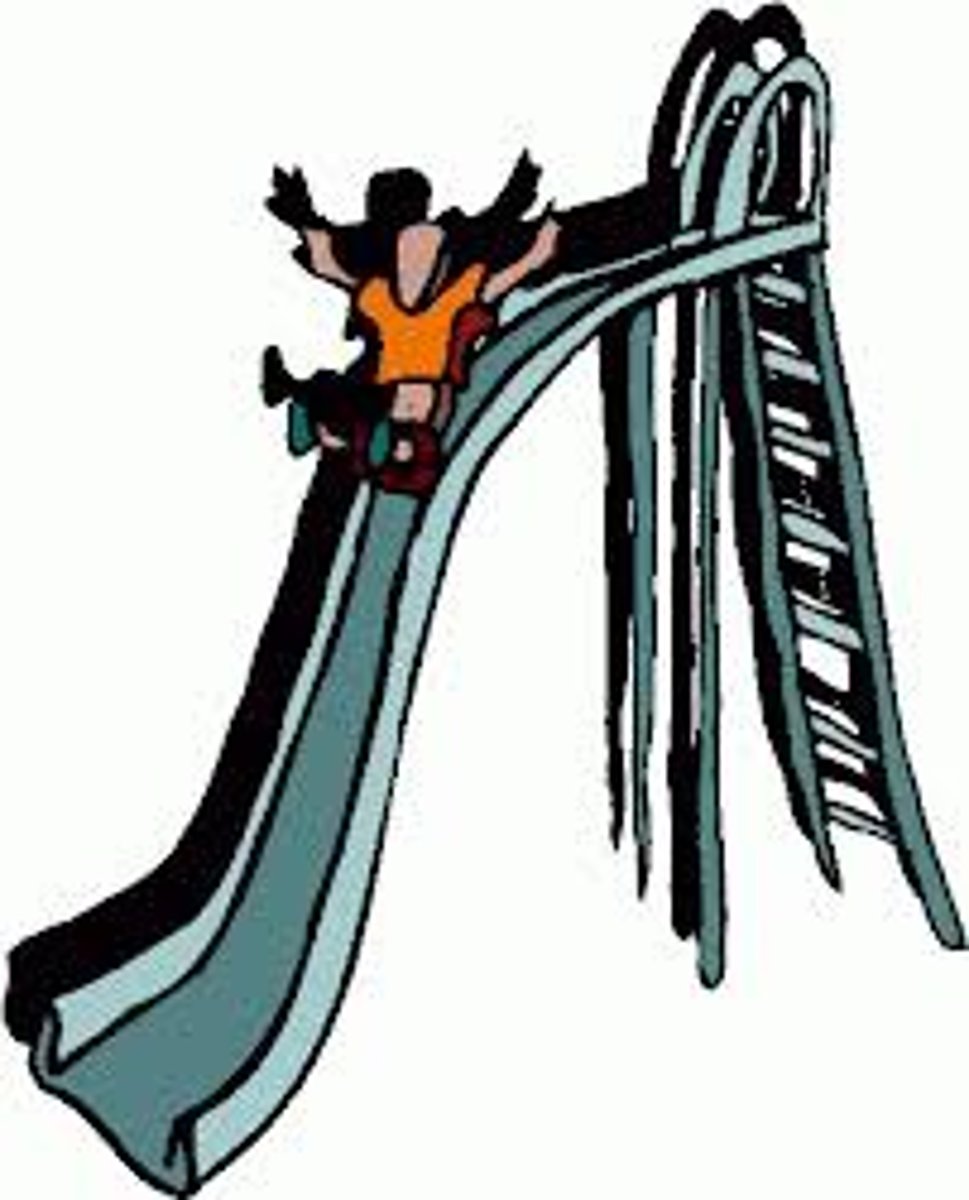 <p>To move smoothly along a surface, often used in the context of sliding on snow or ice.</p>