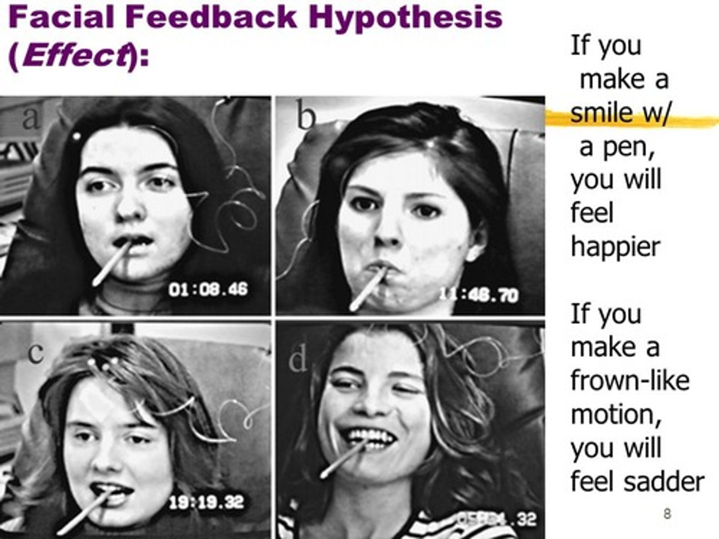 <p>the idea that facial expressions can influence emotions as well as reflect them</p>