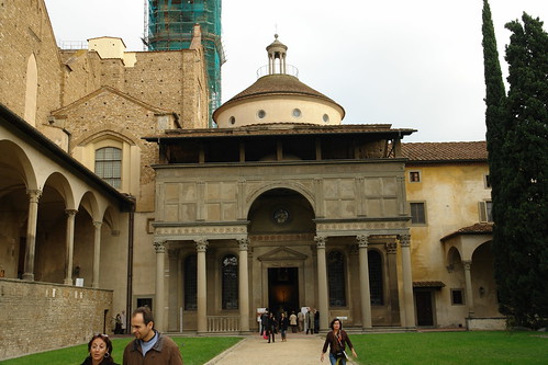 <p>-Florence, Italy -Brunelleschi -Masonry -1429-1461 -Dome on top -meeting place for monks and the family who owned it -little holes in the dome for light</p>