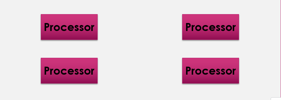 <p>Several processors (cores) in the same computer</p>