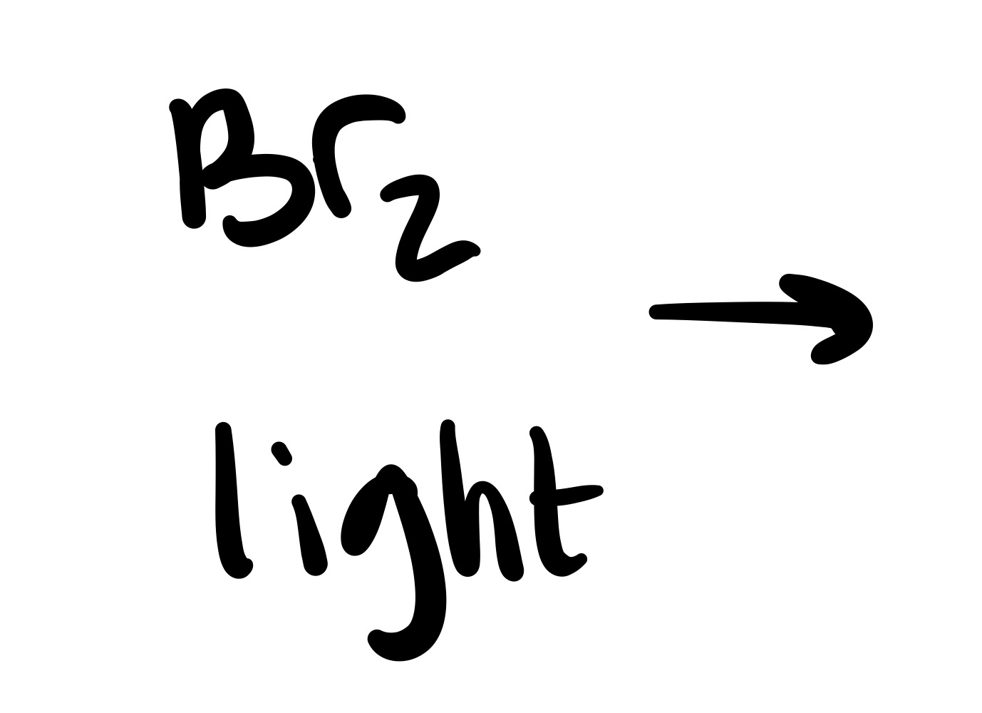 <p>BR2, light - Br adds </p>