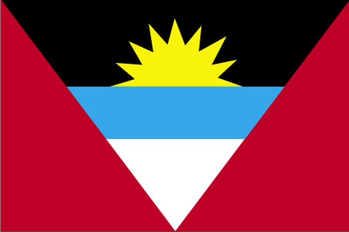 <p>Black = African ancestry of the people.</p><p>Blue = hope and the Caribbean Sea.</p><p>Red = energy or life of the people.</p><p>Successive coloring of black, yellow, blue, and white = soil, sun, sea, and sand.</p><p>V-shape = symbol of victory.</p><p>The seven points on the flag = each of the six parishes and the island of B______.</p>