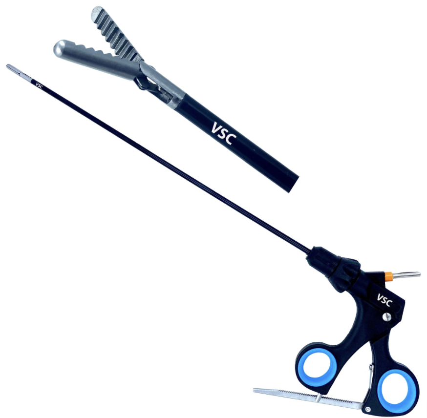 <p>Name this Instrument used for grasping tissues and instruments during laparoscopic surgeries. </p>