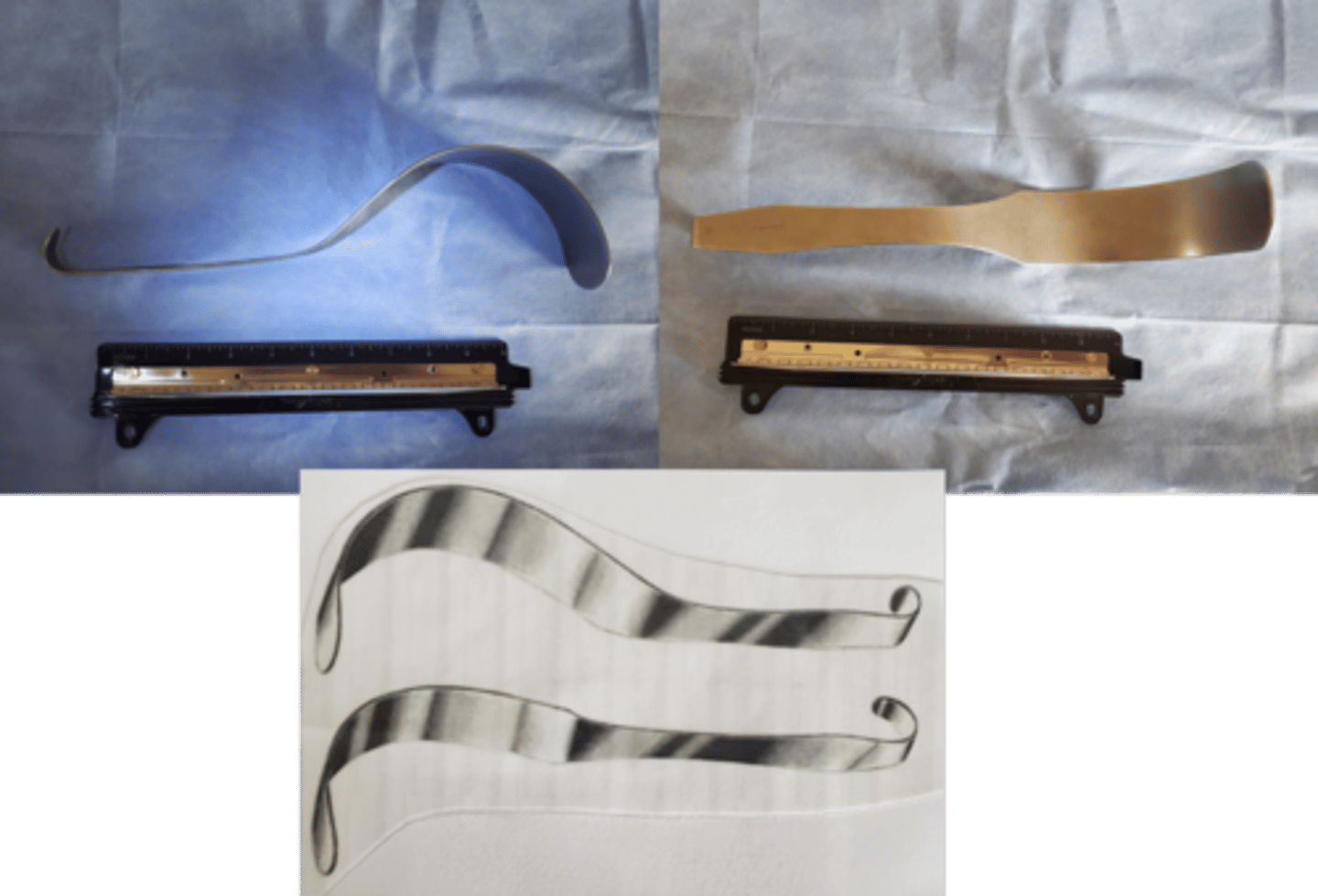 <p>to hold large organs away from surgical site</p>