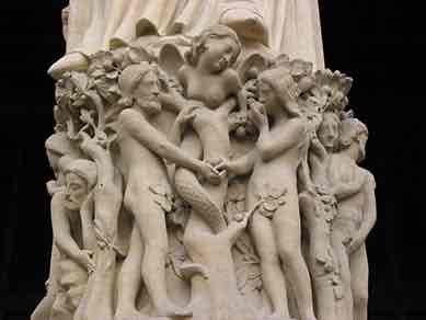 <p><em>Adam &amp; Eve Relief Sculpture - (circa 1200- 1220</em></p>
