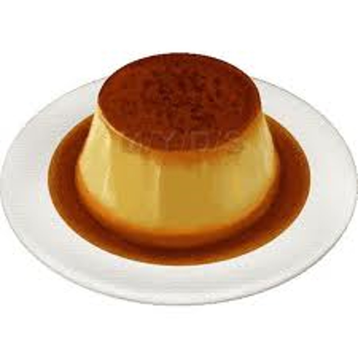 <p>caramel custard dessert (made of milk)</p>