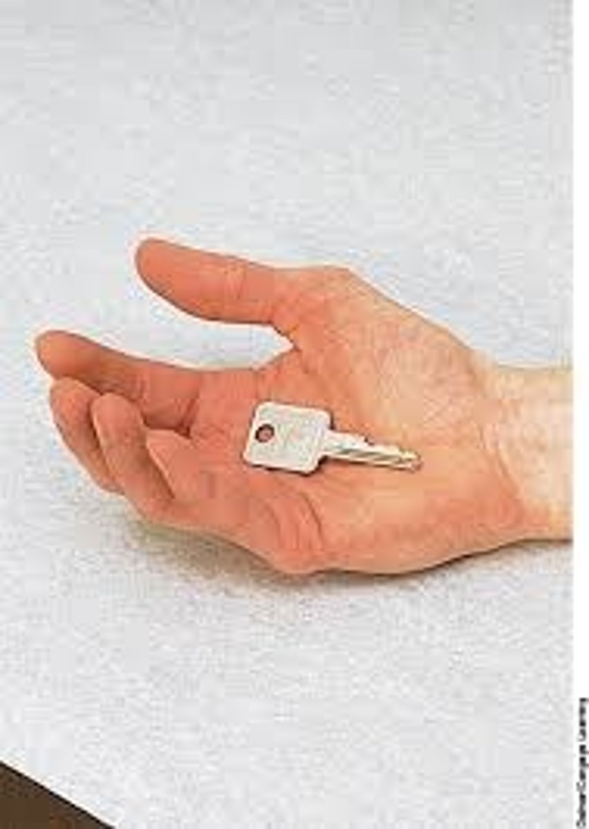 <p>ability to recognize objects by feeling their form, size, and weight while the eyes are closed</p><p>*use small familiar objects of varying sizes</p>