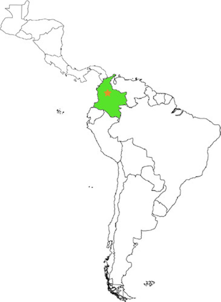 <p>Capital: Bogotá</p>