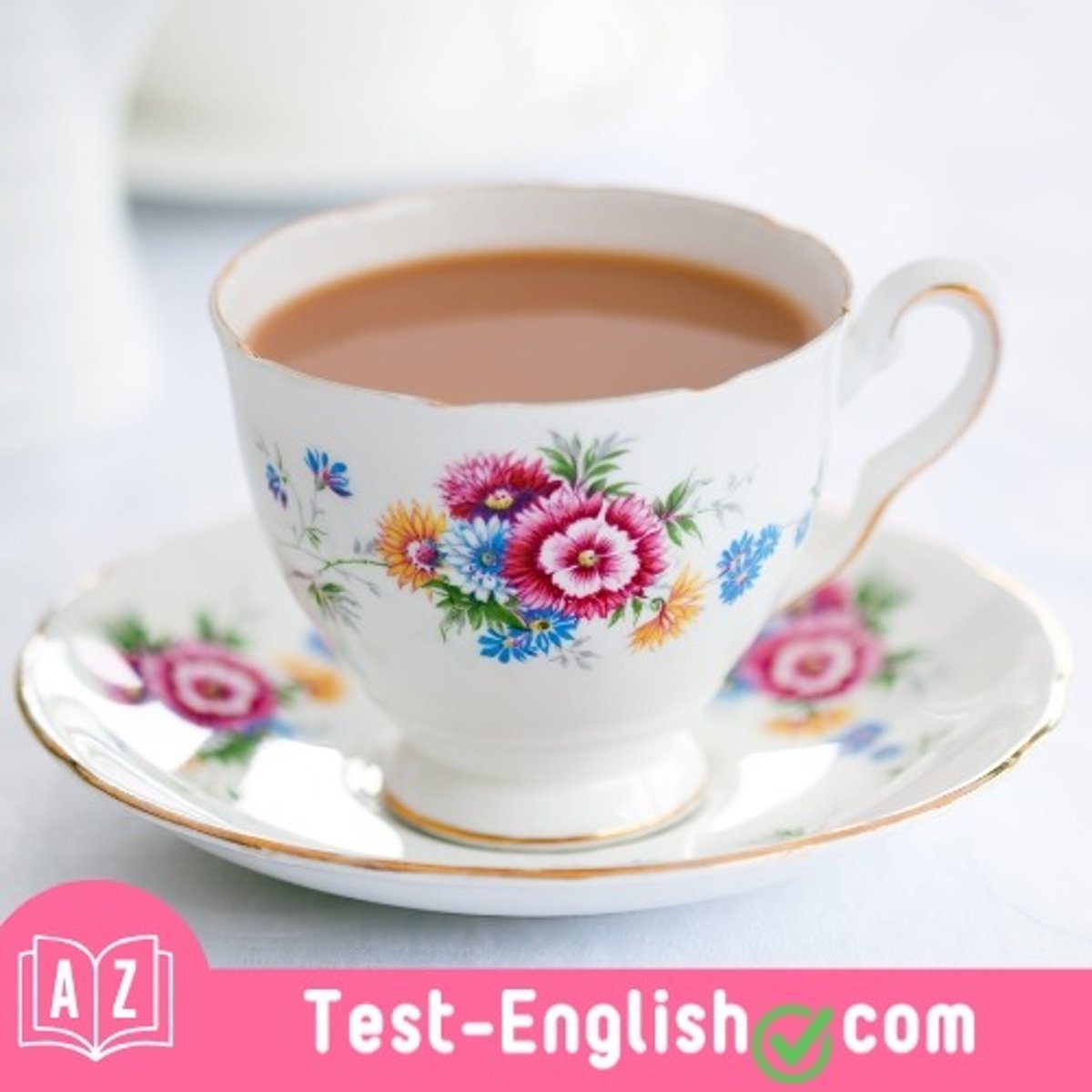<p>Peter is drinking a _____ of tea.</p>