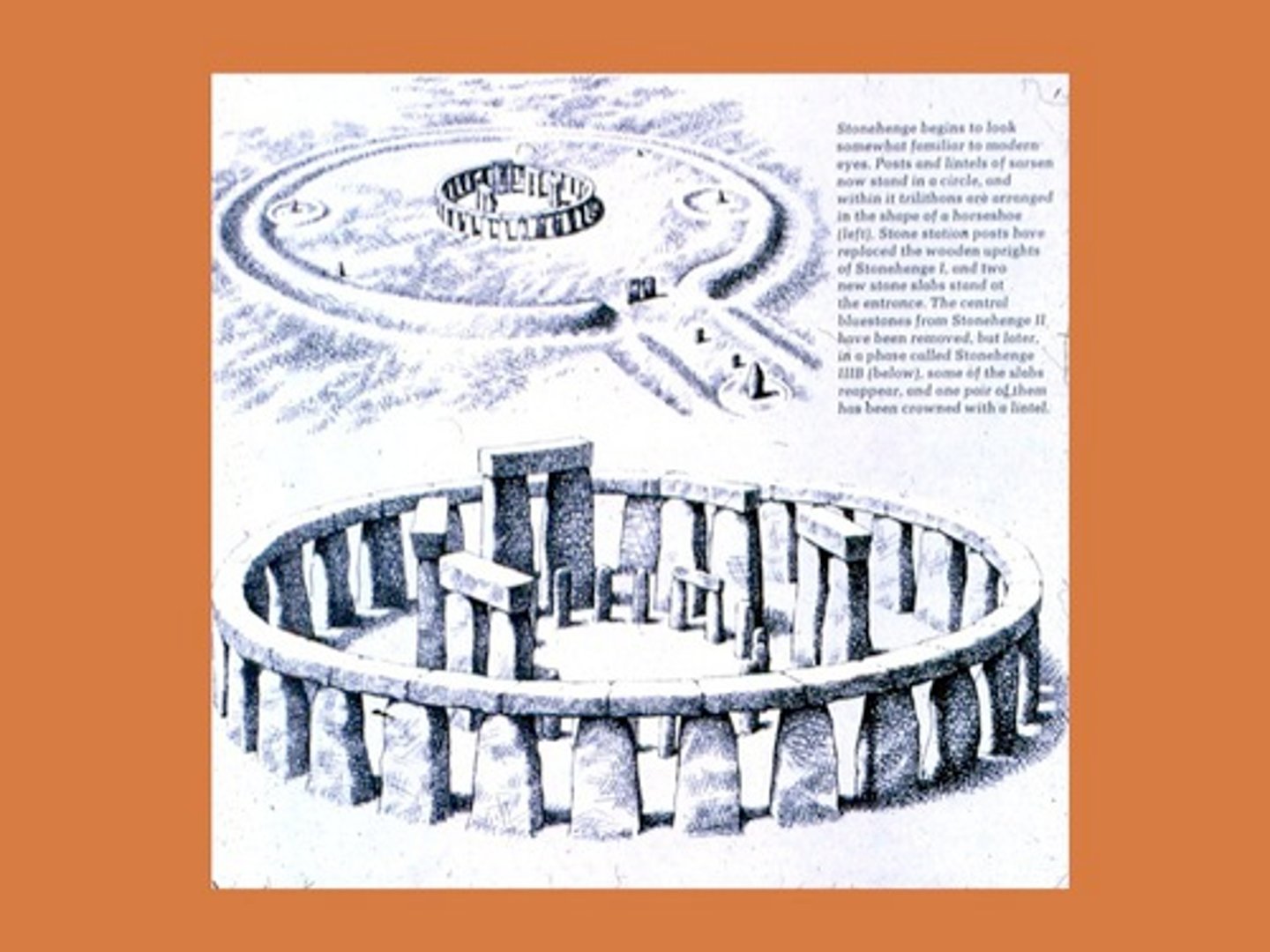 <p>cluster of dolmens arranged in a circle; mark sacred spaces</p>