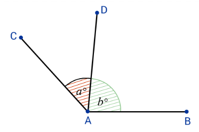 <p>Two <span style="font-family: Arial, sans-serif"><strong>Adjacent </strong>angles  have to have a common ray and a common vertex. They must<strong> <em>NOT </em></strong>overlap.</span></p>