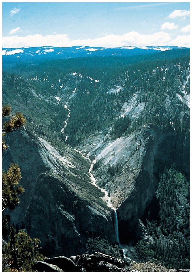 <p>Tributary glaciated valley hanging above main glacial valley. </p>