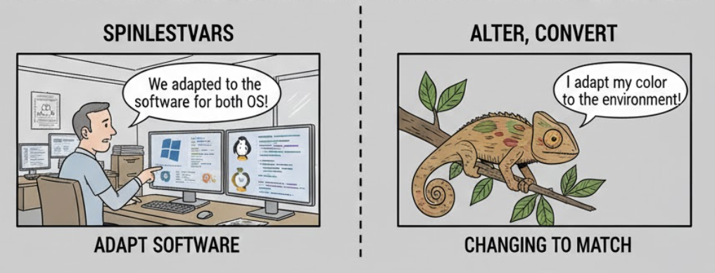 <ol><li><p></p></li></ol><p>(Thích nghi, làm quen)</p><ol start="2"><li><p></p></li></ol><p>(Điều chỉnh, sửa đổi, chuyển thể)</p><p></p><p><strong>Dạng liên quan:</strong></p><ul><li><p><strong>Adaptation</strong> (Danh từ - sự thích nghi/sự chuyển thể)</p></li><li><p><strong>Adaptable</strong> (Tính từ - có thể thích nghi).</p></li></ul><p></p>