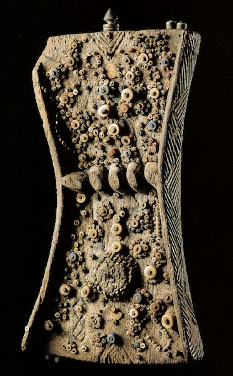 <p>luba, 19th-20th century CE, wood, beads, metal</p>