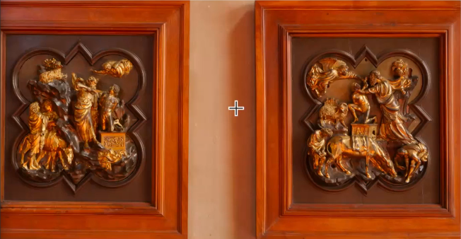 Competition to make Florence's doors, final scene was to make same scene, made Isaac's sacrifice