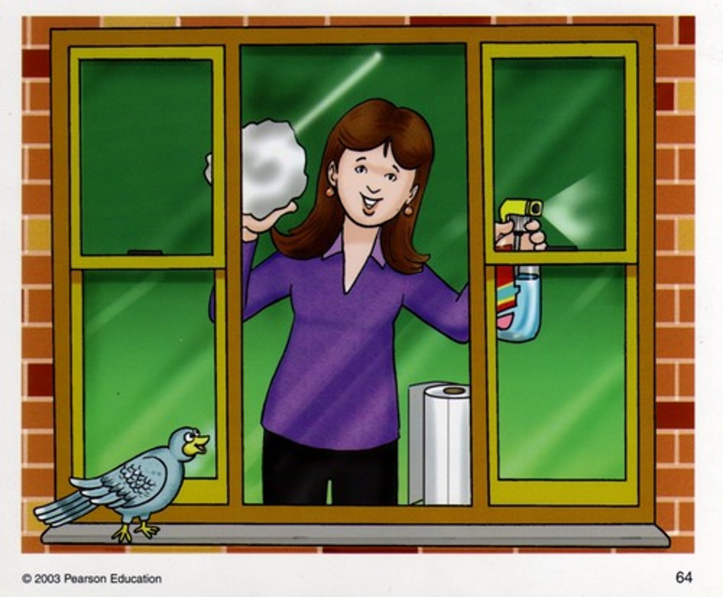 <p>to clean the windows</p>