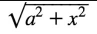 <p>Trig Substitution dx=</p>