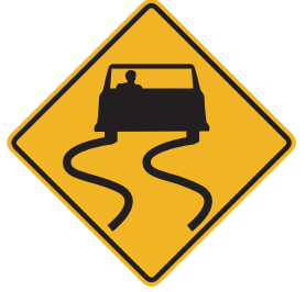 In wet weather, drive slowly. Do not speed up or brake quickly. Make turns at a very slow speed. 