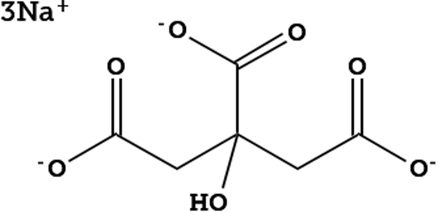 <p>Citric acid is the acidic form and citrate is the conjugate base</p>