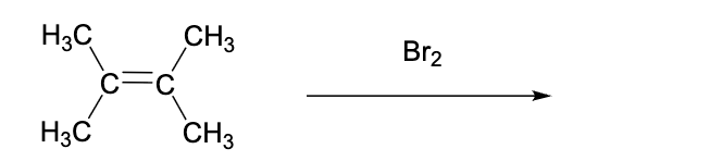 <p>This bromination reaction will produce …. (select the TRUE  answer to complete the sentence)</p>