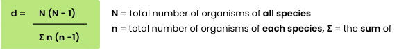 <p>Describes the relationship between:</p><ol><li><p>The number of species in a community (species richness).</p></li><li><p>The number of individuals in each species (population size).</p></li></ol><p></p>
