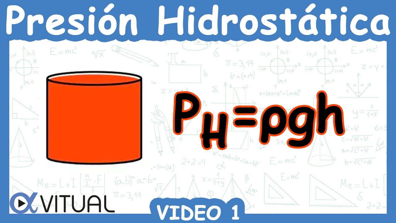 <p>La presión hidrostática en un fluido se calcula mediante la ecuación P = ρgh, donde P es la presión, ρ es la densidad del fluido, g es la aceleración debido a la gravedad y h es la profundidad del fluido.</p>