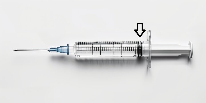 <p>rubber stopper at end of plunger</p>