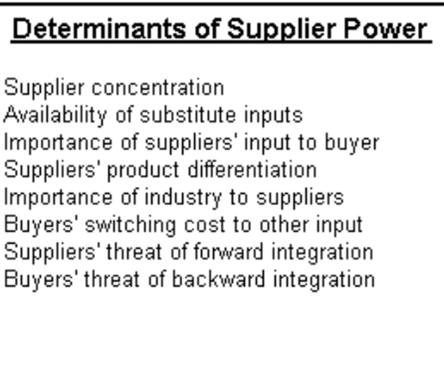 <p>The power suppliers have to drive up the prices of inputs.</p>