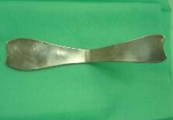 <p>Tongue depressor- could also use spoon&nbsp;</p>